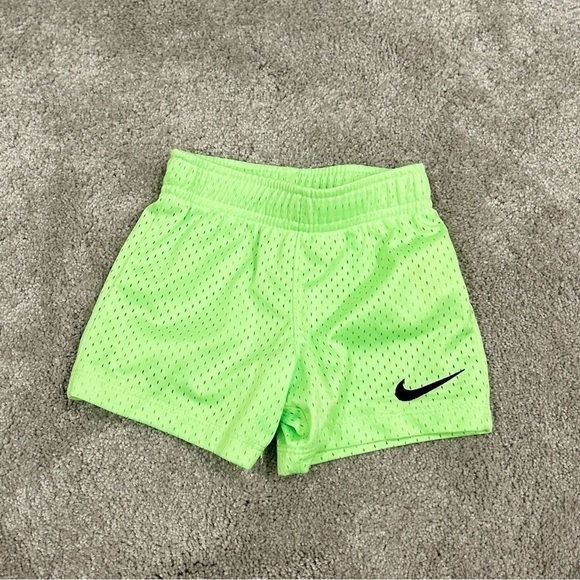 Nike Other - Nike Kids Lime Green Mesh Shorts - 12M Athletic NWOT